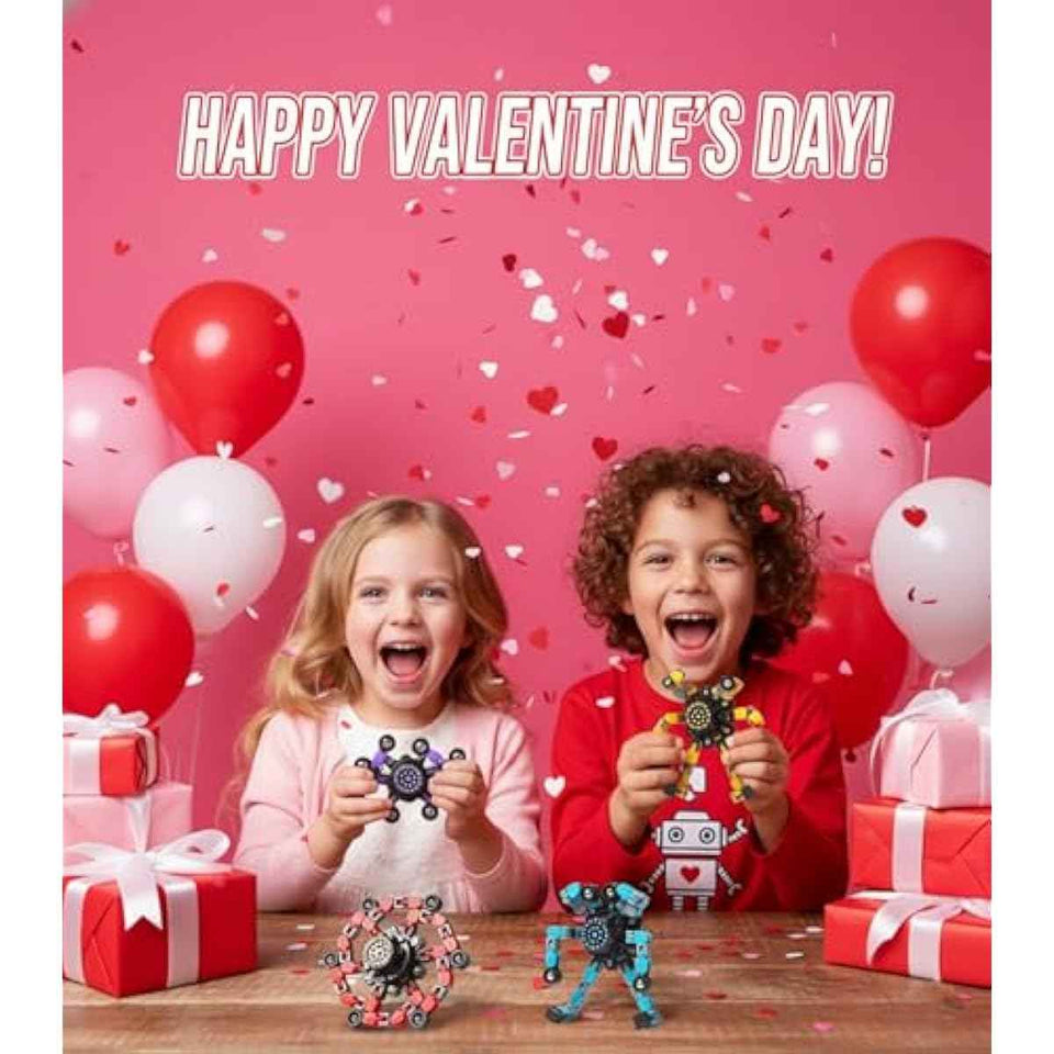 Valentines Day Gifts Gokeey 4pc Fidget Spinners for Kids and Adults Stress Relief Sensory Toys