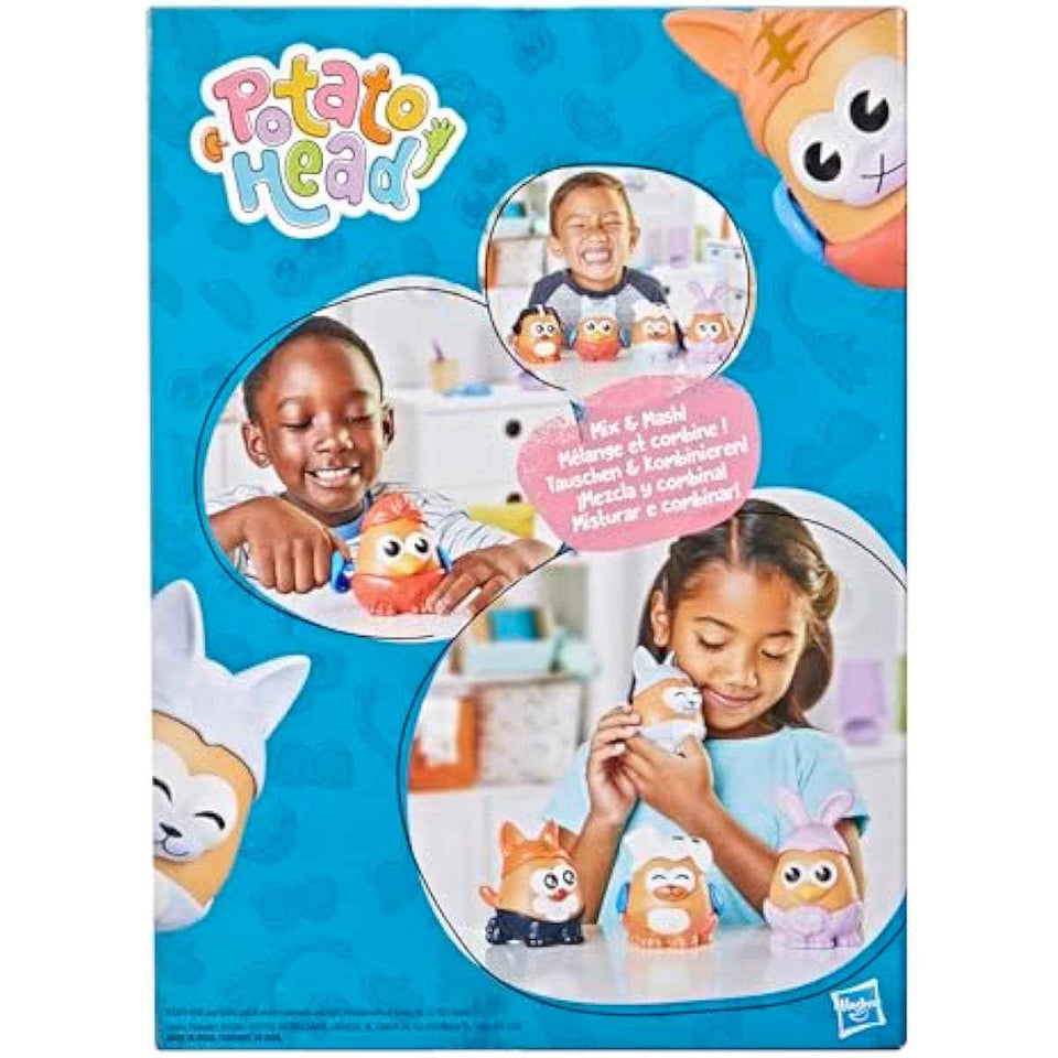 Potato Head Pet-Tato Tots, Pet-Themed Set with 31 Parts and Pieces Plus Rolling Carry Case, Toddler and Preschool Toys for Girls and Boys 2 and Up (Amazon Exclusive)