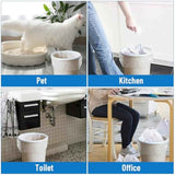 Small Trash Bags 4 Gallon, 100 Count Small Garbage Bag Bathroom White Mini Trash Bag Trash Can Liners Unscented Small Garbage Bags for Bathroom Can