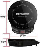 NUWAVE Flex Precision Induction Cooktop, 10.25” Shatter-Proof Ceramic Glass, 6.5” Heating Coil, 45 Temps from 100°F to 500°F, 3 Wattage Settings 600, 900 & 1300 Watts, 9” Duralon Ceramic Pan Included