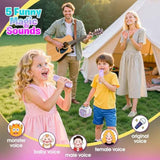 unicorn portable bluetooth speakers mini karaoke machine for girls purple