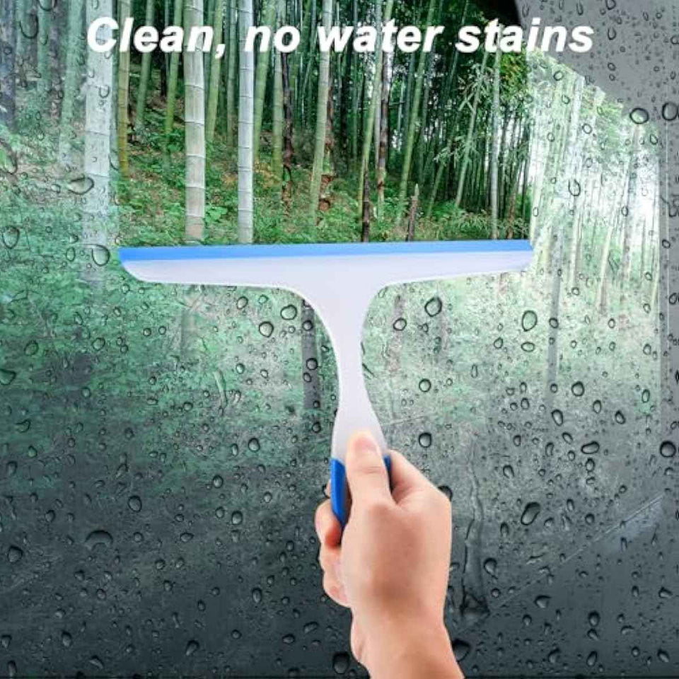 3pcs Bathroom Squeegee for Shower Cleaner and Window Cleaning