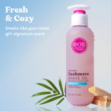 eos Cashmere Shave Oil – Fresh & Cozy, Moisturizing Shave Oil with Shea Butter & Glycerin, Helps Prevents Irritation & Razor Burn, Vegan, 6 fl oz