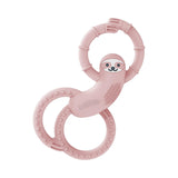 Dr. Brown's soft 100% silicone, BPA free, teething toy for 3m+ babies, pink bunny design