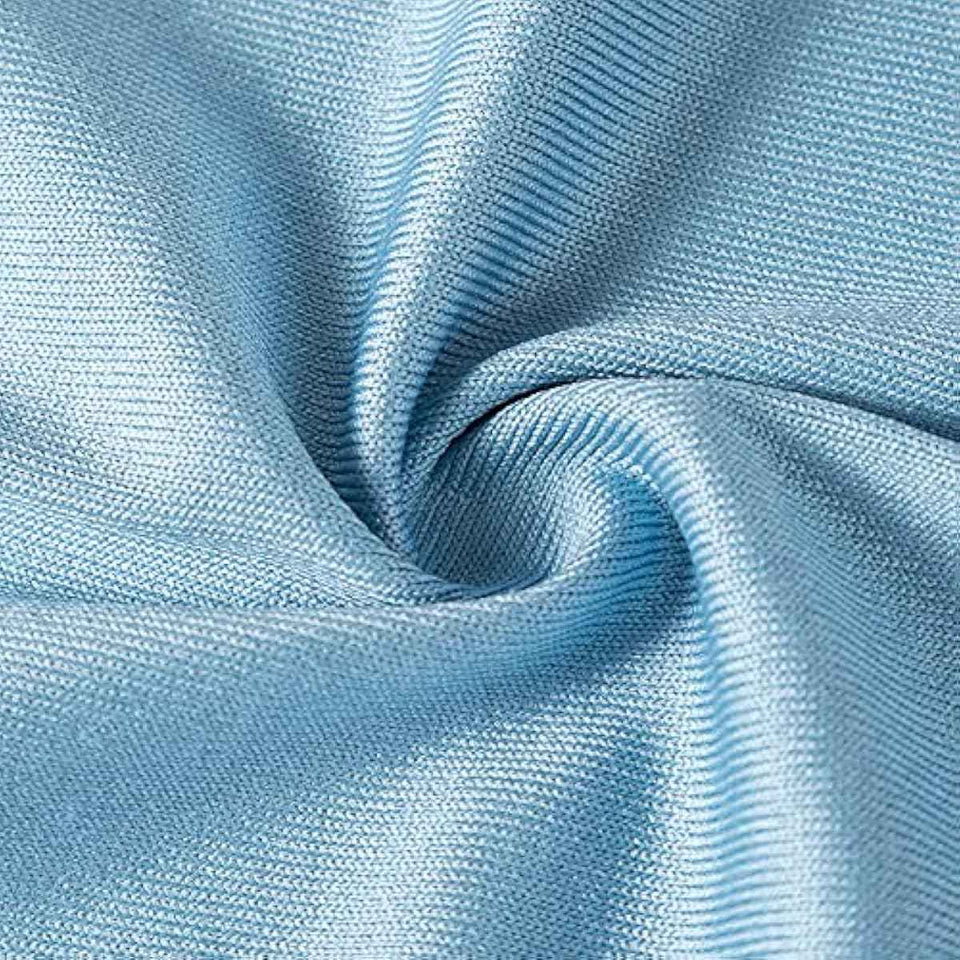 Puomue 6 Pack Microfiber Glass Cleaning Cloths, Lint Free, 16 x 16 Inch, Blue for Windows, Glasses, and Mirrors