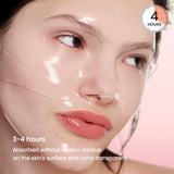 BIODANCE Bio-Collagen Real Deep Mask, Hydrating Overnight Hydrogel Face Mask, Pore Minimizing, Elasticity, Plumping Improvement, Korean Skin Care | 1.19oz(34g) x 4ea
