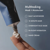 Summer Fridays Jet Lag Mask - Hydrating Face Moisturizer + Mask - Enriched with Hyaluronic Acid, Niacinamide, Glycerin + Antioxidants Helps Nourish Skin for a Renewed + Radiant Complexion (2.25 Oz)