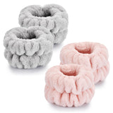 dorbetar microfiber wrist towels for washing face, soft coral fleece, breathable, fast drying