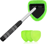 xin dell windshield cleaner tool extendable handle microfiber pads car home window cleaning