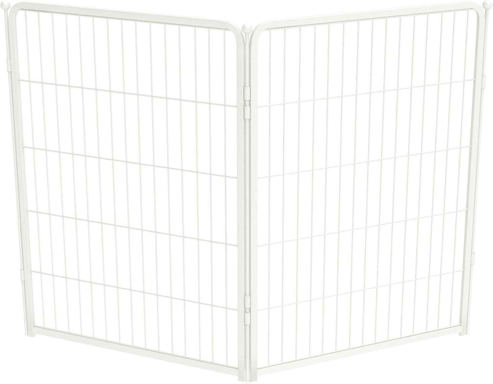 FXW Homeplus Unleashed Indoor Dog Playpen - Stress-Free and Safe Play, Heavy Duty 24 Inch 6 Panels Dog Pen for Puppy and Small Dogs, Black│Patented