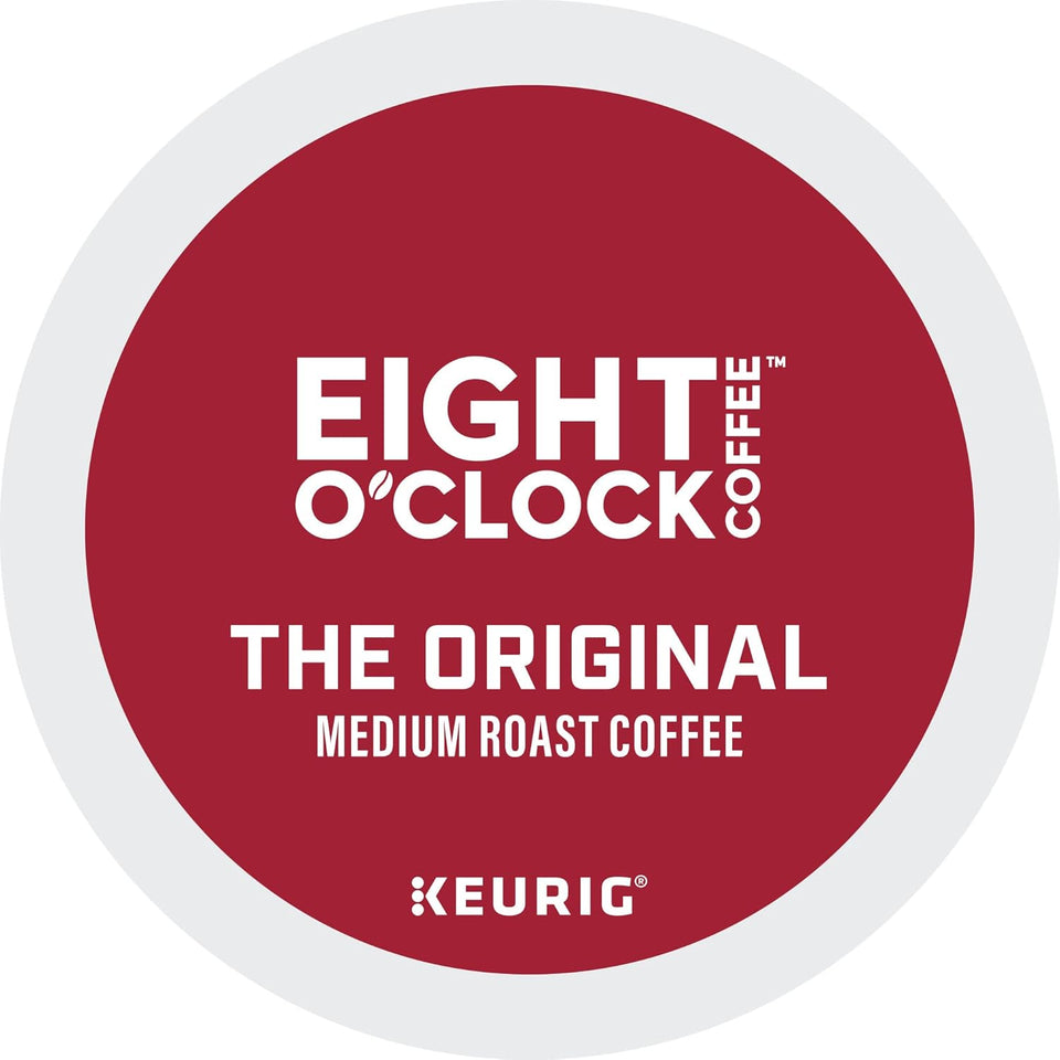 eight o'clock coffee the original, medium roast, keurig k-cup pods, 72 count, kosher