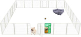 FXW Homeplus Unleashed Indoor Dog Playpen - Stress-Free and Safe Play, Heavy Duty 24 Inch 6 Panels Dog Pen for Puppy and Small Dogs, Black│Patented