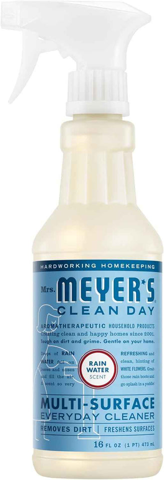 mrs. meyer's clean day multi-surface everyday cleaner, 16 fl oz, rain water scent