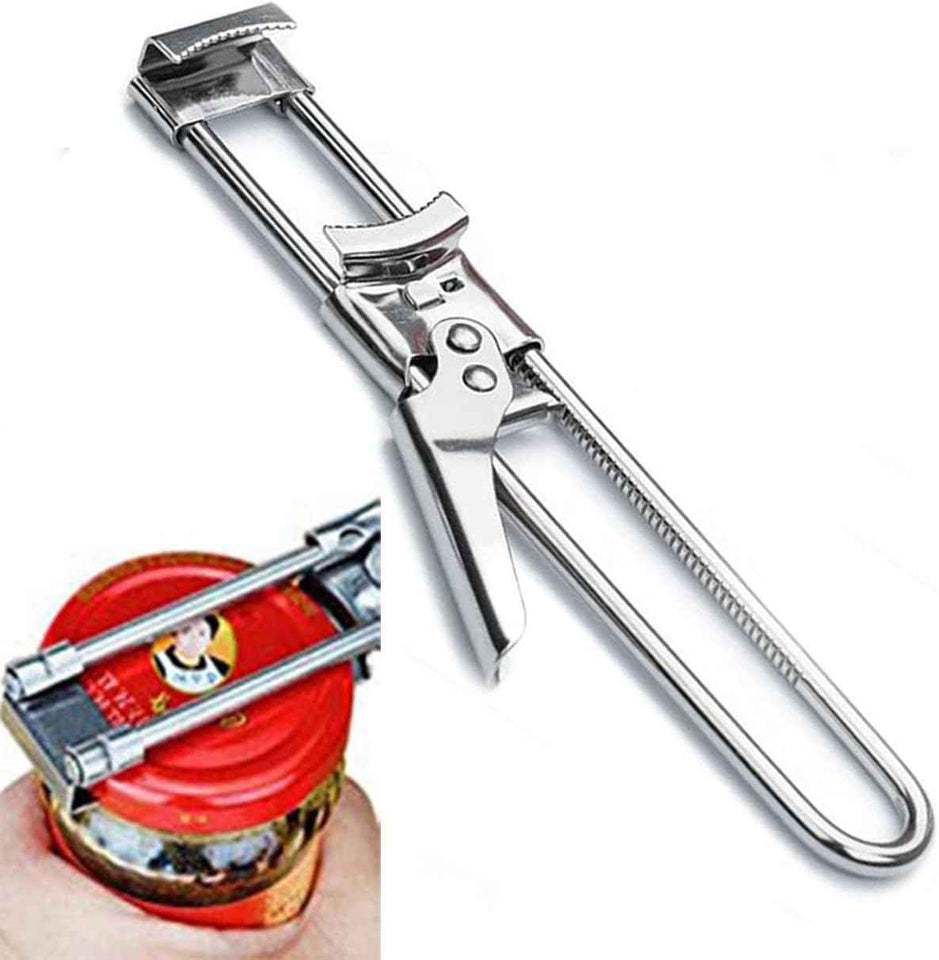 zengxiaoyun silver Master Jar & Bottle Opener stainless steel multifunctional adjustable kitchen