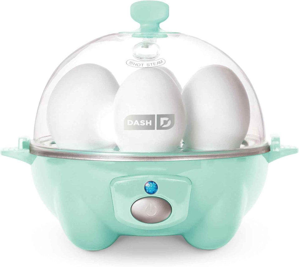 Rapid Egg Cooker: 6 Egg Capacity Electric Egg Cooker for Hard Boiled Eggs, Poached Eggs, Scrambled Eggs, Omelets