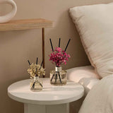 COCODOR Reed Diffuser Set with Preserved Baby's Breath with Sticks/April Breeze / 6.7oz / Scent Fragrance Oil Diffuser for Bedroom Bathroom Home Décor