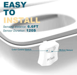Miefl 2-pack toilet lights with motion sensor 16 color changing LED glow bowls smart night lights for bathroom