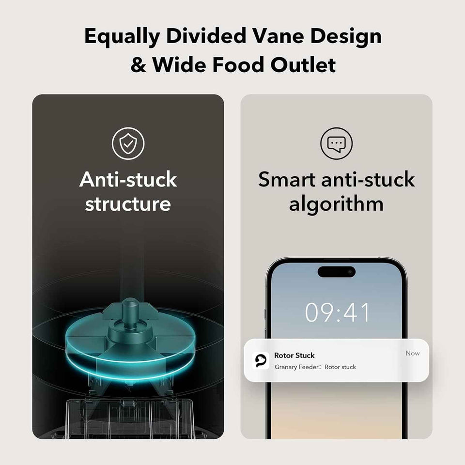 PETLIBRO Automatic Cat Feeder, 5G WiFi Automatic Dog Food Dispenser with Freshness Preservation, 5L Timed Pet Feeder with Low Food Sensor, Up to 10 Meals Per Day, Granary Black
