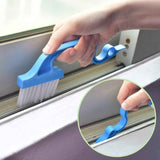 6pc hand-held groove gap cleaning tools crevice brush kit with collapsible dustpan for easy cleaning
