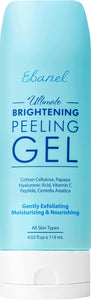 Ebanel exfoliating face scrub peeling gel with centella hyaluronic acid vitamin c & e for brightening moisturizing cleanser