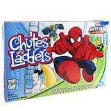 Hasbro Gaming Chutes and Ladders: Marvel Spider-Man Edition Board Game for Kids 2-4 Players, Preschool Games, Easter Gifts for Boys and Girls, Ages 3 and Up ( Exclusive)