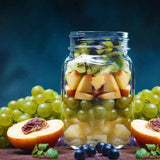 Showvigor 2 Pack Regular Mouth Mason Jars 16oz Glass Canning Jars with Airtight Lids for Preserving, Jam, Honey, Jelly, Wedding Favors, Sauces, Meal Prep, Overnight Oats, Salad