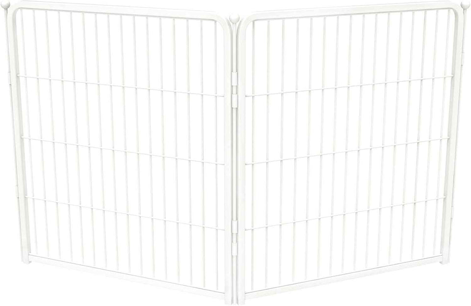 FXW Homeplus Unleashed Indoor Dog Playpen - Stress-Free and Safe Play, Heavy Duty 24 Inch 6 Panels Dog Pen for Puppy and Small Dogs, Black│Patented