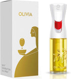 Flairosol Olivia - Original Advanced Oil Sprayer with Patented Technology, Glass Bottle, Golden Leaves