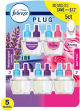 Febreze Plug In Air Freshener, Odor-Fighting Scented Oil Refill, Air Fresheners for Home and Bathroom and Kitchen, Long Lasting for Strong Odors, Sweet Watermelon Vine Scent, 0.87oz Refill, 3 Count