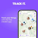 Tile by Life360 Pro - Powerful Bluetooth Tracker, Key Finder and Item Locator for Keys Bags, and More. Both iOS and Android Compatible. Phone Finder. 4-Pack (Black/White)