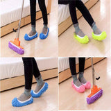 Microfiber mop slipper shoes, 5 pairs, soft washable reusable, free size, for men and women, kids