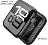 Misxi tempered glass case for Apple Watch Series 7 (2021) 46mm and Series 6 watch