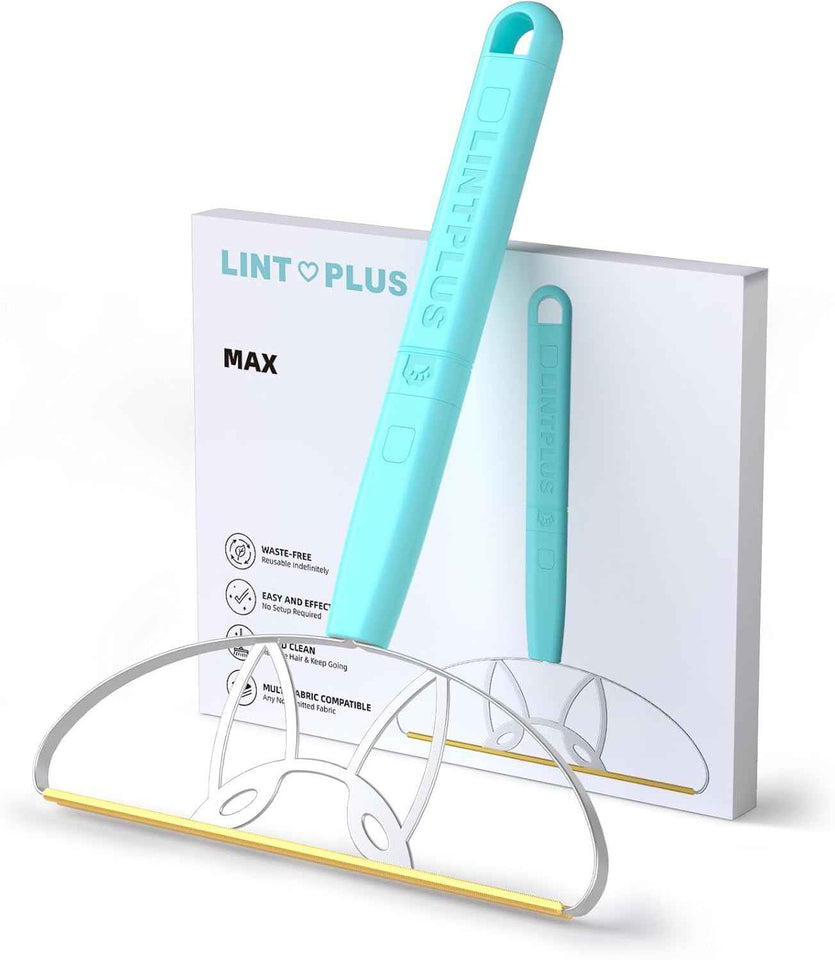 Deep Cleaner Pro Pet Hair Remover-Special Cat Hair Remover Multi Fabric Edge and Carpet Rake Scraper by LINTPLUS-Dog Hair Remover for Rugs,Couch & Pet Towers-Easy to Every Hair!