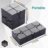 Infinity Cube Sensory Fidget Toy, 3x3 Mini Gadget for Stress Relief and Anxiety