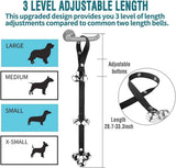 BLUETREE 7 Extra Large Loud Dog Doorbells for Potty Training Adjustable Door Bells