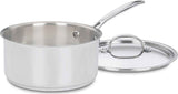 Cuisinart 1.5 Quart Saucepan w/Cover, Chef's Classic Stainless Steel Cookware Collection, 719-16
