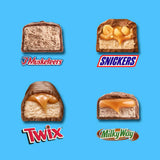 SNICKERS, TWIX, MILKY WAY and 3 MUSKETEERS Winter Sports Individually Wrapped Chocolate Candy Bars Variety Pack, Sharing Size, 8.31 Oz Bulk Bag