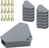 Anblak Mouse Station with Keys Black 6 Pack, Key Required Mouse Stations, Mice Stations, Keeps Children and Pets Safe Indoor & Outdoor