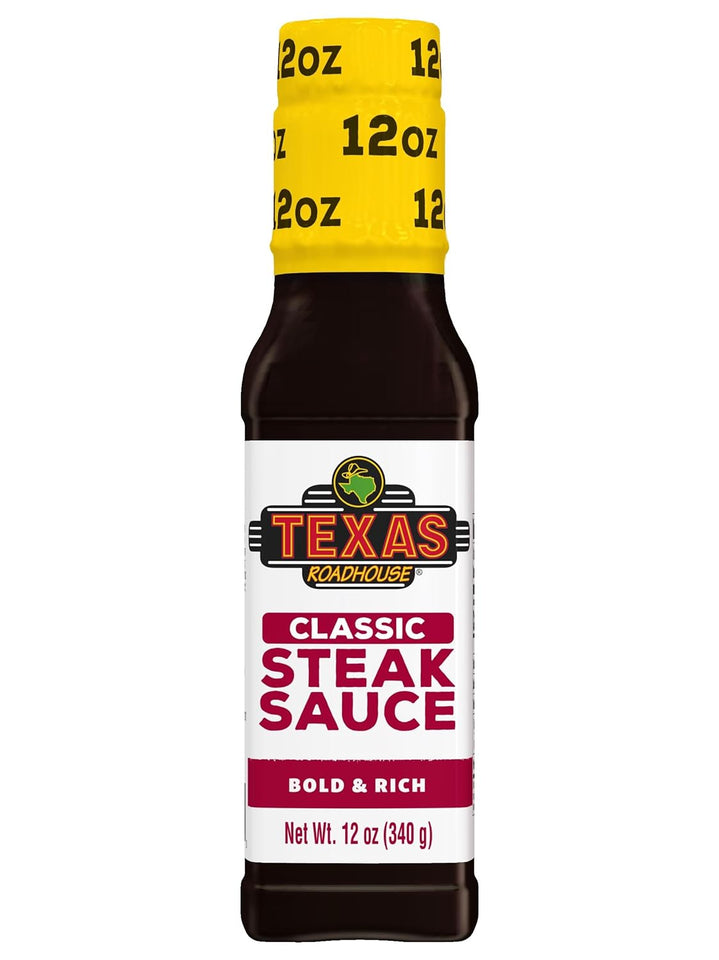 texas roadhouse classic steak sauce 12 oz bottle made with vinegar onion and garlic
