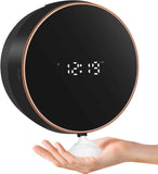 touchless automatic soap dispenser wall mount rechargeable foam black