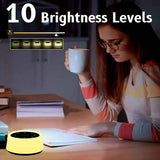 colorsnoise sound machine with 30 soothing sounds and 12 colors baby night light with memory function black