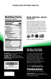 Terrasoul superfoods organic brazil nuts, 1 lb raw unsalted rich in selenium