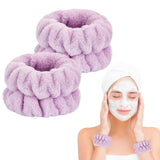 dorbetar microfiber wrist towels for washing face, soft coral fleece, breathable, fast drying