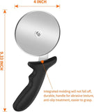 Pizza Cutter Wheel with Sharp Stainless Steel Blade and Finger Guard