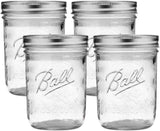 Ball Wide Mouth Glass Mason Jars with Lids and Bands, Used for Canning, Pickling, Juice, Jam, Jelly, Quart Size 32 Ounce (Pack of 2)