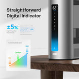 DREO 6L Humidifiers for Bedroom, Smart Warm & Cool Mist for Large Room, 60Hr Quiet Runtime for Baby, Plant, Humidity Sensor, Indicator Light, 12H Timer, Google/Alexa, HM713S