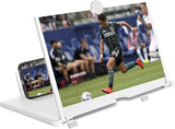 14 Inch Smartphone Screen Magnifier 3D HD Foldable Amplifier Phone Stand with Adjustable Angle Gift for Mom Dad Family Portable Universal Enlarger Movies Gaming Video