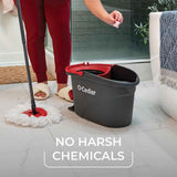 O-Cedar PACS Hard Floor Cleaner, Lavender Scent 10 Count (1-Pack) | Made with Naturally-Derived Ingredients | Safe to Use on All Hard Floors | Perfect for Mop Buckets