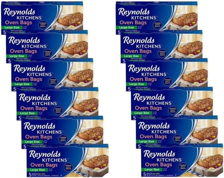 Reynolds Kitchens Turkey Size Oven Bags, Holds Up to 24 Pounds, 2 Count