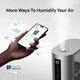 Dreo HM713S 6L Smart Humidifier for Large Bedroom, 60Hr Quiet Runtime, Warm & Cool Mist, Humidity Sensor